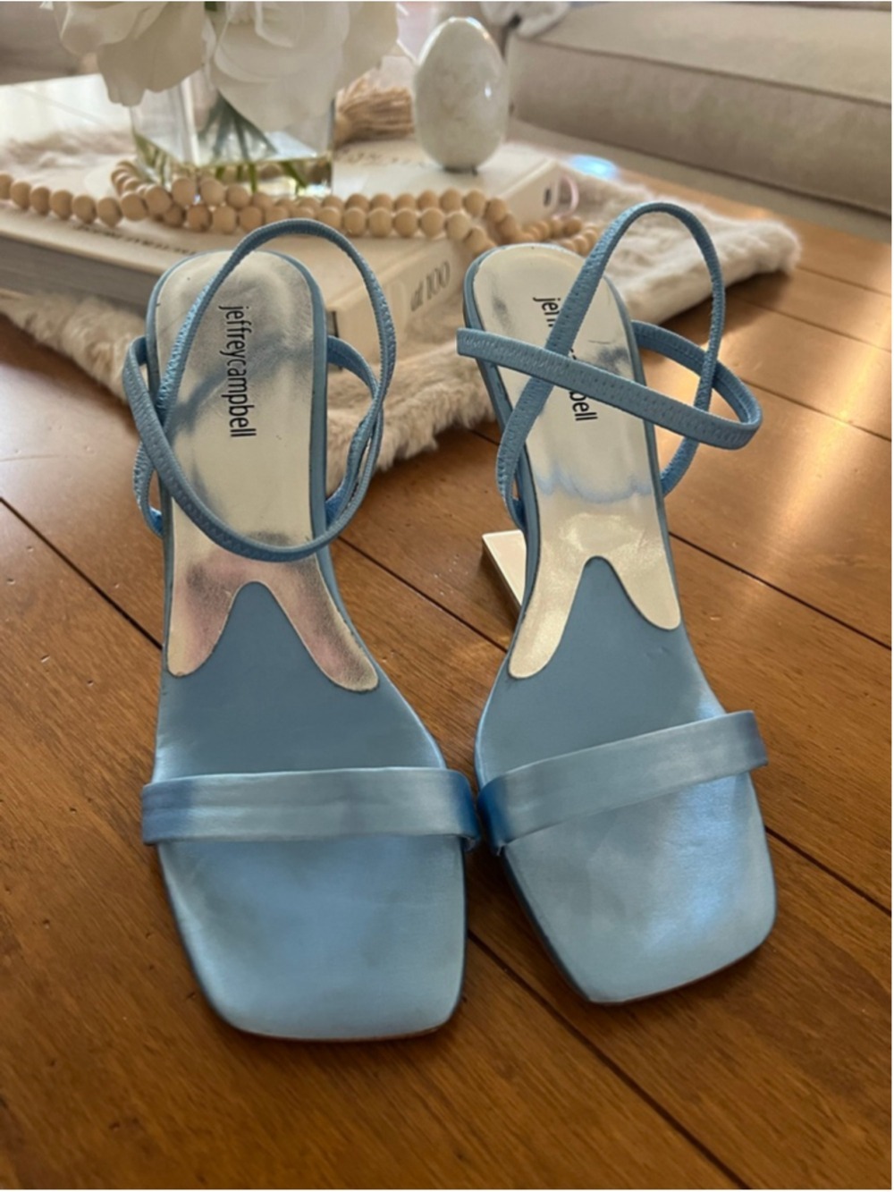 Jeffrey Campbell Light Blue Heels 9 - Picture 4 of 7